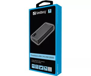 Sandberg 420-59 внешний аккумулятор 20000 mAh Черный