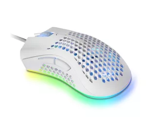 Mars Gaming MMEXW, Gaming Mouse RGB Ultralight White