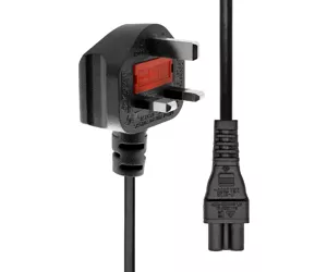 ProXtend Type G (UK) to C5 Power Cord Black 2m