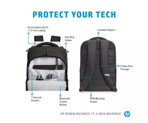 HP Renew Business 17.3-inch Laptop Backpack