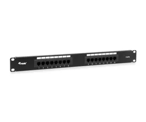 Equip 16-Port Cat.5e Unshielded Patch Panel, Black