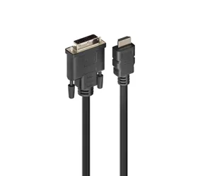 Ewent HDMI Adapter Cable, A/M - DVI-D(18+1)M, 2.0m