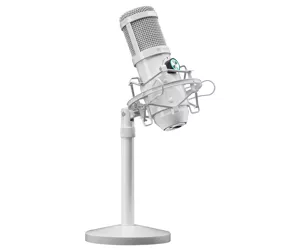 Mars Gaming MMICXW Professional Studio Microphone LED Mute USB White