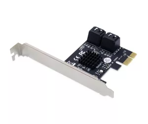 Conceptronic EMRICK 4-Port SATA PCIe Adapter with SATA Cables