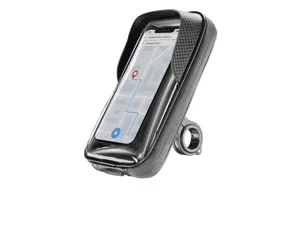 Cellularline Rider Shield - Universal Waterproof smartphone holder for handlebars Black