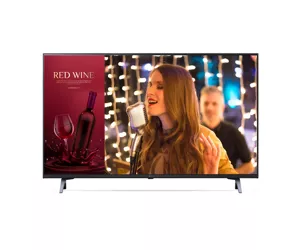 LG 43UR640S Signage Display Digital signage flat panel 109.2 cm (43") LED 300 cd/m² 4K Ultra HD Black Web OS