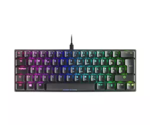 Mars Gaming MKMINIRES Ultra-Compact Mechanical Keyboard Full RGB Chroma Switch OUTEMU PRO Red Black English Language