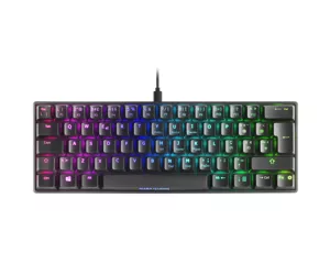 Mars Gaming MKMINIRPT Ultra-Compact Mechanical Keyboard Full RGB Chroma Switch OUTEMU PRO Red Black Portuguese Language