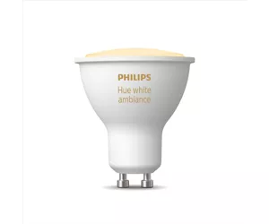 Philips Hue balts atmosfēras apgaismojums GU10 – viedais virziena gaismeklis