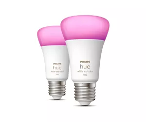 Philips Hue White and Color ambiance E27 Lampe A60 Doppelpack - 1100lm