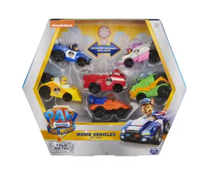 PAW Patrol True Metal Movie Gift Pack of 6 Collectible Die-Cast Toy Cars