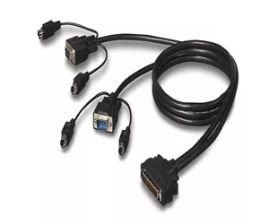 Belkin OmniView ENTERPRISE Series Dual-Port PS/2 KVM Cable