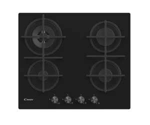 Candy Moderna CDK6GR4PBB Black Built-in 59.5 cm Gas 4 zone(s)