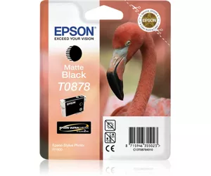 Epson Flamingo Singlepack Matte Black T0878 Ultra Gloss High-Gloss 2
