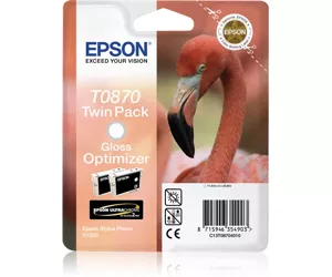 Epson Flamingo Twinpack Gloss Optimizer T0870 Ultra Gloss High-Gloss 2