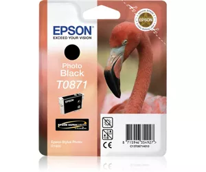 Epson Flamingo Singlepack Photo Black T0871 Ultra Gloss High-Gloss 2