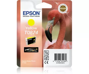 Epson Flamingo Singlepack Yellow T0874 Ultra Gloss High-Gloss 2