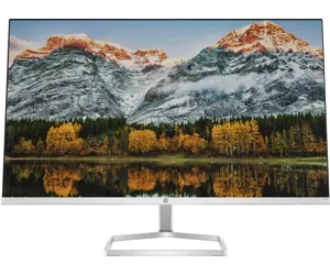 HP M27fw computer monitor 68.6 cm (27") 1920 x 1080 pixels Full HD Silver, White
