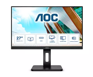 AOC U27P2CA computer monitor 68.6 cm (27") 3840 x 2160 pixels 4K Ultra HD LED Black