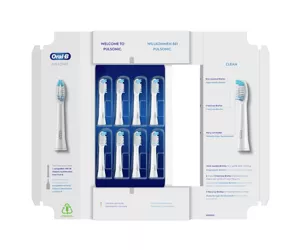 Oral-B Pulsonic Clean 81748491 zobu sukas galviņa 8 pcs Balts