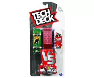 Tech Deck VS. Series - Fingerboard 2er-Set mit Hindernis, Trickkarten und Zubehör (Zufallsauswahl - Sortierung mit verschiedenen Produkten)