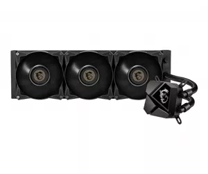 MSI MAG CORELIQUID P360 Liquid CPU Cooler - 360mm Radiator with 3x 120mm PWM Fan and Noise Reducer Connector, LGA 1700 Ready for Intel and AMD Platforms.