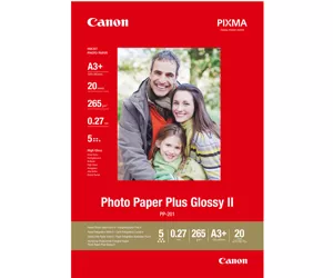 Canon PP-201 Glossy II Photo Paper Plus A3 Plus - 20 Sheets