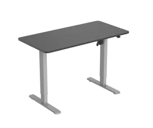 Equip Elektrisches-Sitz- Steh-Tischgestell, mit Tischplatte, grau