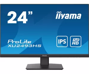 iiyama ProLite XU2493HS-B4 PC lamekuvar 61 cm (24") 1920 x 1080 pikslit Full HD LED Must