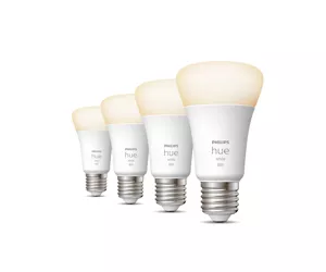 Philips Hue White A60 – viedā spuldze E27 – 800 (4 gab. iepakojumā)