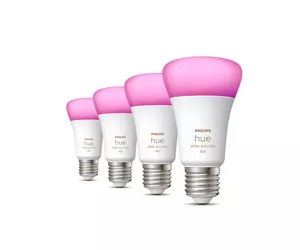 Philips Hue White and Color ambiance E27 Lampe A60 Viererpack - 800lm