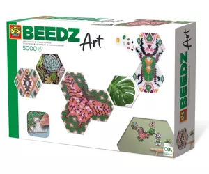 SES Creative Beedz Hex tiles Botanical