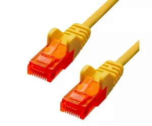 ProXtend CAT6 U/UTP CCA PVC Ethernet Cable Yellow 7M