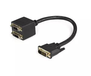 StarTech.com DVI-D auf 2x DVI-D 30cm Splitter Kabel - Dual Link DVI25 Y-Kabel - Stecker/Buchse