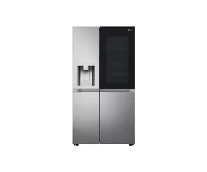 LG InstaView GSXV91PZAE dviduris šaldytuvas-šaldiklis Pastatomi 635 L E Juoda, Nerūdijančiojo plieno