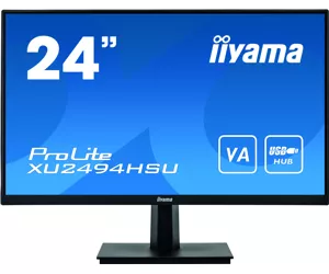 iiyama ProLite XU2494HSU-B1 монитор для ПК 60,5 cm (23.8") 1920 x 1080 пикселей Full HD Черный