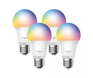 TP-Link Tapo L530E(4-PACK) nutivalgusti Nutipirn Wifi Metallik, Valge 8,7 W