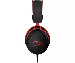 HyperX „ Cloud Alpha“ – žaidimų ausinės (juodos, raudonos)