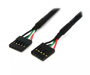 StarTech.com 12in Internal 5 pin USB IDC Motherboard Header Cable - F/F