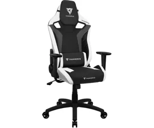 ThunderX3 XC3BW, Gaming Chair, Ergonomic Design + Adjustable Cushions, White