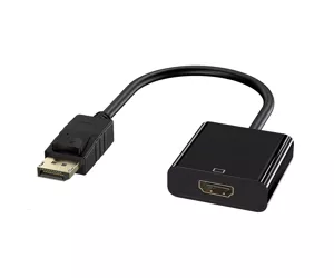 Ewent DP adapter cable, DP - HDMI type A, M/F, 0.15m, DP 1.1a FullHD 1920x1080p