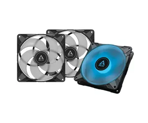 ARCTIC P14 PWM PST RGB 0dB - Semi-Passive 140 mm Fan with Digital RGB and without RGB-Controller - Value Pack
