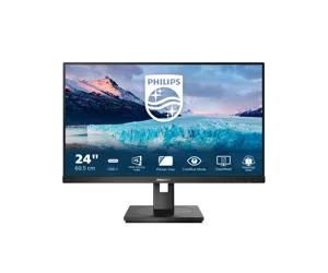 Philips S Line 243S1/00 computer monitor 60.5 cm (23.8") 1920 x 1080 pixels Full HD LCD Black