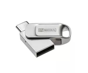 MyMedia MyDual USB 2.0 USB флеш накопитель 32 GB USB Type-A / USB Type-C Серебристый