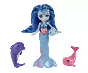 Royal Enchantimals Royal Ocean Kingdom Dorinda Dolphin Family Dolls
