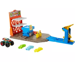 Hot Wheels Monster Trucks Blast Station Playset